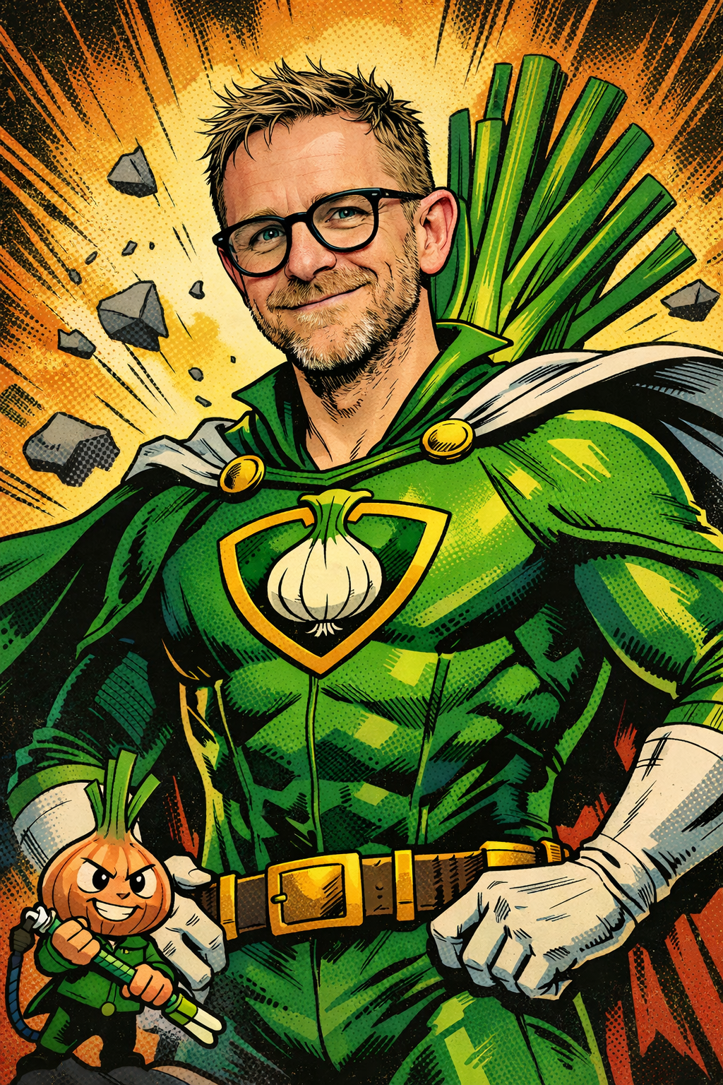 AJ as The Stalk Sentinel